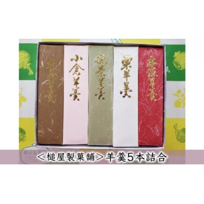 【槌屋製菓舗】羊羹5本詰合