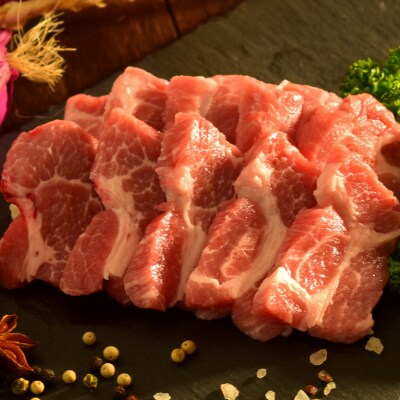 【高知県 大月町産ブランド豚】力豚ロース　焼き肉用2.2kg
