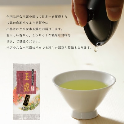 高級八女深蒸し茶セット(八女市)