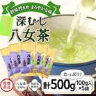 八女茶100% 深むし茶 500g(100g×5袋)