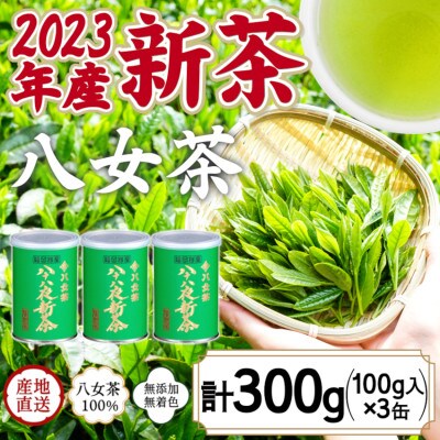 2023年産 八女茶 八十八夜新茶 産地の香りを閉じ込めたお茶の缶詰 100g