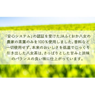 【産地直送】福岡の八女茶 煎茶ペットボトル(500ml×24本)