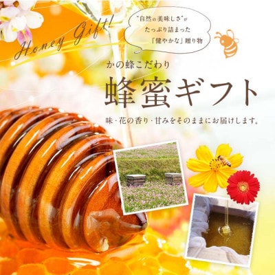 かの蜂の国産里山蜂蜜 純粋蜂蜜(500g×2本)セット 八女市