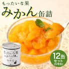 訳あり国産　みかん缶詰　【もったいな果シリーズ】　12缶セット