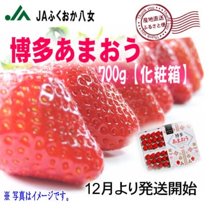『先行受付』【博多あまおう700g(化粧箱)】JAふくおか八女より産地直送※12月上旬より順次発送