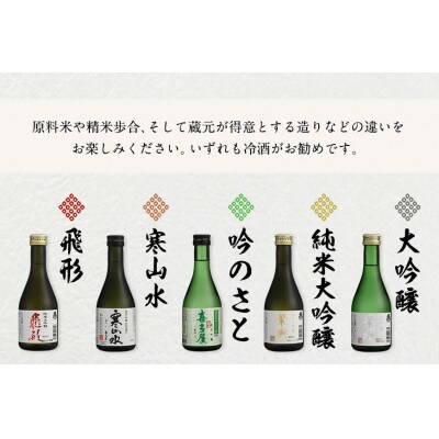 八女の銘酒飲み比べ!!300ml×各3本