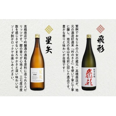 「飛形」「星矢」オリジナルセット　各1800ml