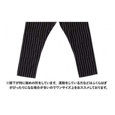 MONPE ずらしストライプ ブラック 厚地 Sサイズ