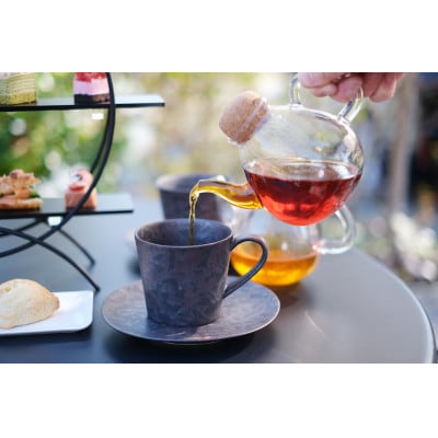 【八女抹茶のお点前体験付き】八女茶を存分に楽しむアフタヌーンティーペアチケット(八女市)