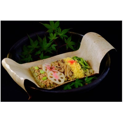 八女抹茶蒸し寿司　3個
