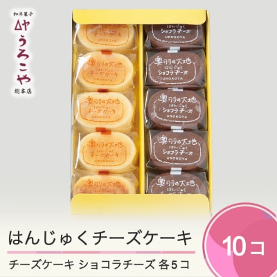 お菓子 スイーツ うろこや はんじゅくチーズケーキ ショコラチーズ 10個入 us-swccc10