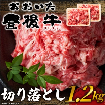 おおいた豊後牛切り落とし 1.2kg(600g×2p)(姫島村)