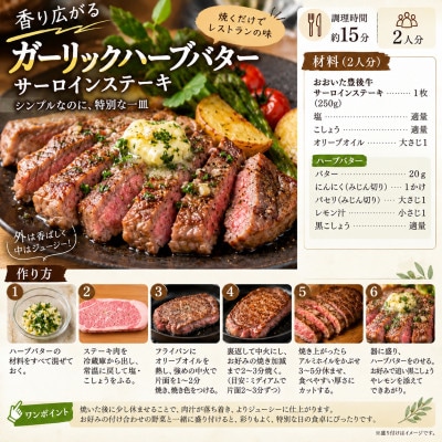おおいた豊後牛サーロインステーキ250g(250g×1枚)(姫島村)