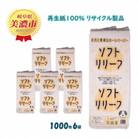 【毎月定期便】ちり紙【リリーフ】1000枚x6袋 全12回