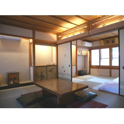 町家ホテルbaison 1泊2食ペア宿泊券【オーベルジュプラン】奥美濃ジビエ、天然鮎、里山の幸 和室