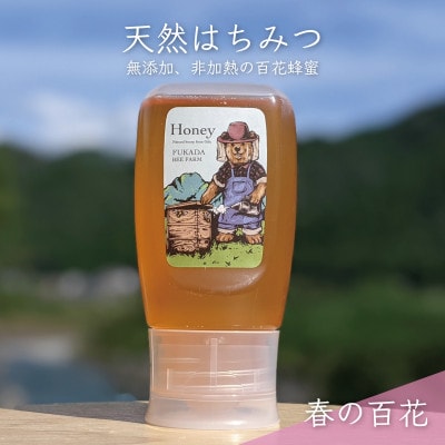 【先行予約】300g 深田養蜂の天然蜂蜜 国産蜂蜜 非加熱 生はちみつ 岐阜県 美濃市産 春 A9