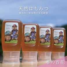 合計1200g 深田養蜂の天然蜂蜜 国産蜂蜜 非加熱 生蜂蜜岐阜県 美濃市産 春 A12