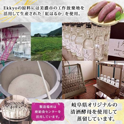 本格芋焼酎 えっきょう(Ekkyo) 25度 720ml×6本 紫屋  岐阜県美濃市