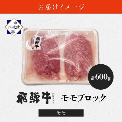 【 飛騨牛 】モモ(赤身)ブロック 300g×2P 計600g 黒毛和牛 養老ミート
