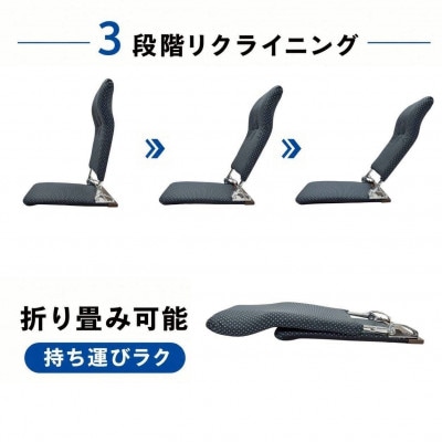 昭和から続くシンプルなハイバックタイプ座椅子・刺子(グリーン)