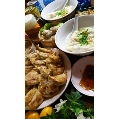 かかぁのぎょうざ&しゅうまい　食べくらべセット