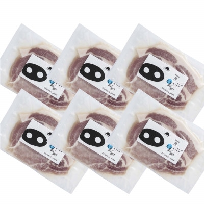 豚ロース肉の塩糀漬け6枚セット/600g