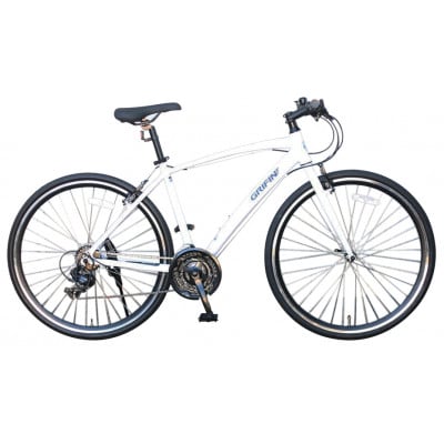 自転車　GRIFINアルミクロスバイク(ホワイト)1台　GF7021ZS