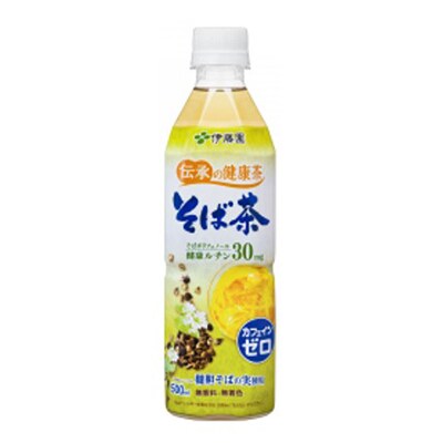 【毎月定期便】伝承の健康茶 健康焙煎 そば茶 500mlペット×48本(2ケース)全6回