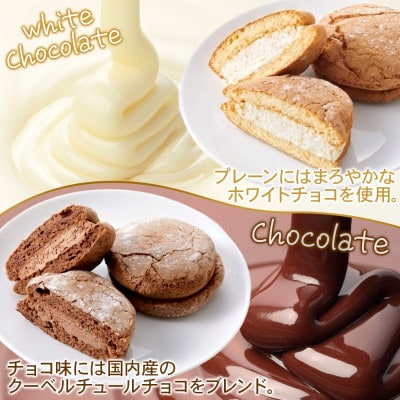 前橋生ブッセ プレーン・チョコ 2種×各3個(計6個) 群馬県前橋市