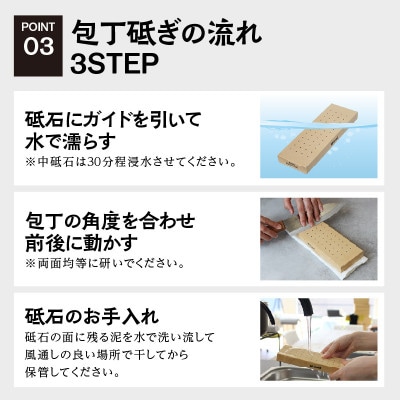 10Good キング砥石 仕上げ砥石 6000番 包丁研ぎが分かるガイド付