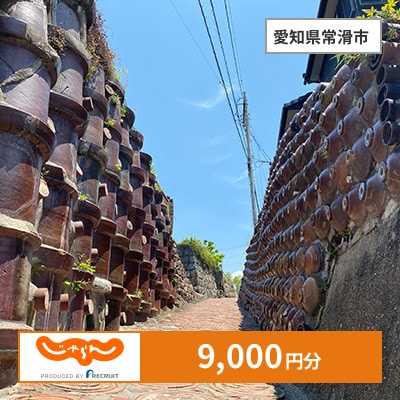 【じゃらんふるさと納税クーポン】 愛知県常滑市でつかえる9,000円 クーポン