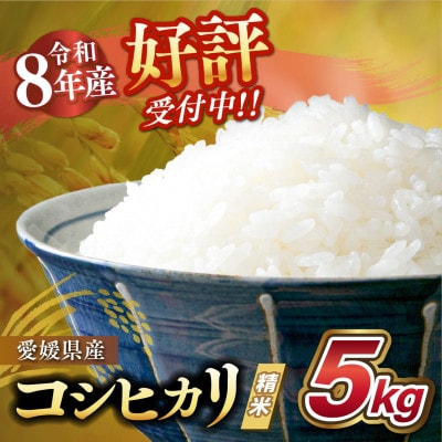 令和8年産 愛媛県産 コシヒカリ 5kg(精米)