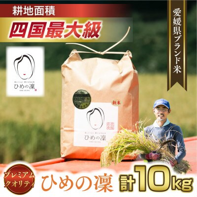 【愛媛県ブランド米】ひめの凜(プレミアムクオリティ)5kg×2(計10kg)
