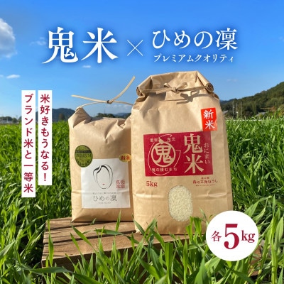 鬼米×ひめの凜(プレミアムクオリティ)各5kg(計10kg)