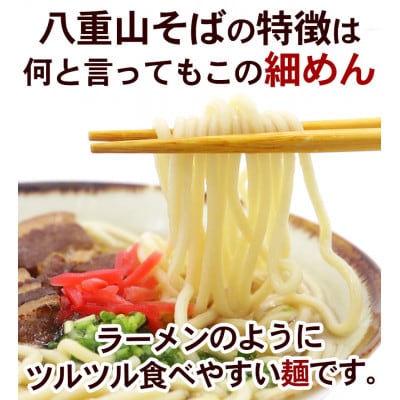 八重山そば 半生麺 2人前×10袋(そばだし、島胡椒ヒハツ付き)