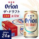 【毎月定期便】12ヵ月定期便!オリオンビール ザ・ドラフト(350ml×24缶)全12回