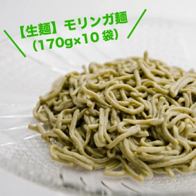 【生麺】もちもち触感のモリンガ麺10食セット