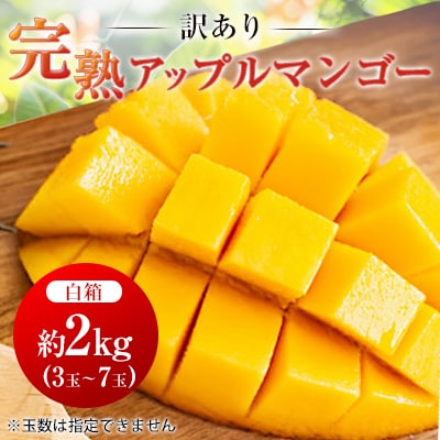 2024年発送】<ご家庭用・訳あり>完熟アップルマンゴー約2kg(白箱)3玉 ... 数量限定\u003cご家庭用/訳あり\u003e完熟キーツマンゴー1.5kg ★沖縄県産★4