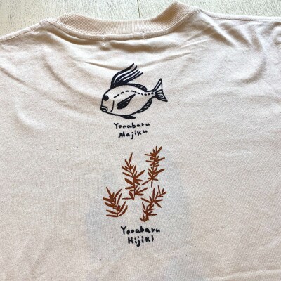 与那原・やんばる船Tシャツ(Doucatty×Yunaコラボ)サイズM