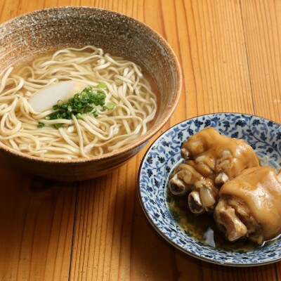 そば処玉家 人気の沖縄そば8食詰め合わせ【三枚肉・ソーキ・てびち】
