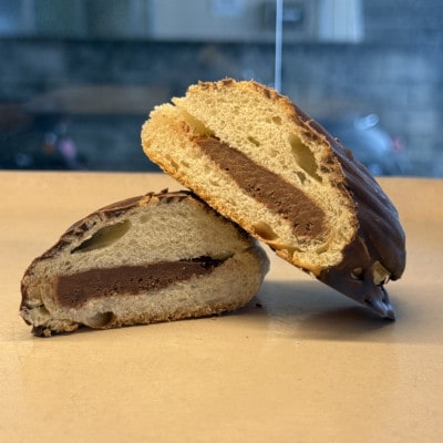 沖縄B級グルメ ちいさなパン屋さんが作る「元祖アイスパン」カスタード&チョコ 各4個入り