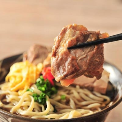 沖縄そば 8人前 3種のお肉付き(本ソーキ/軟骨ソーキ/三枚肉)