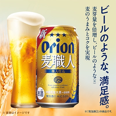 【毎月定期便】毎月届く楽しみ!オリオン麦職人 350ml×24本全12回