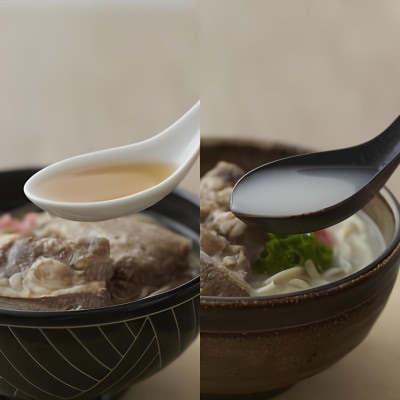 【沖縄そば金太郎】軟骨ソーキそば 8食セット(とんこつ4食・かつお4食)