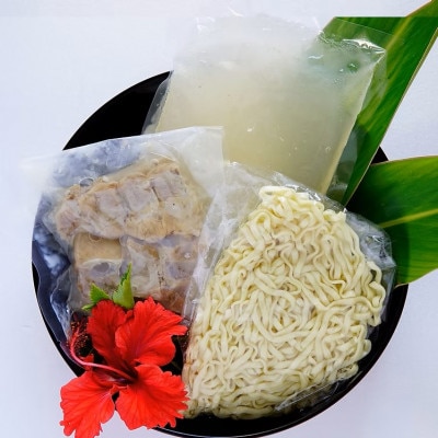 塩ソーキなんこつそば　4食セット