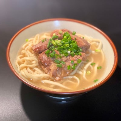 製麺所が作るとろとろ軟骨ソーキそばのセット(4人前)