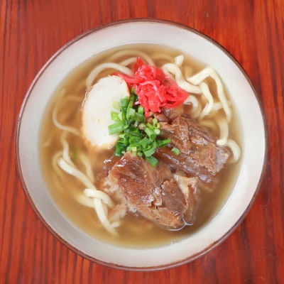 【創業40年以上の名店】そば処きくや 軟骨ソーキそば 3食セット