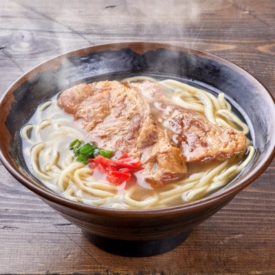 本ソーキそば(6食)もちもち生麺 特製スープ付き|沖縄そば【宮良そば】/与那原町