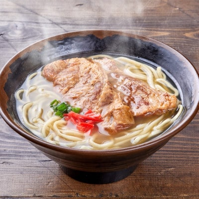 本ソーキそば(8食)もちもち生麺 特製スープ付き|沖縄そば【宮良そば】/与那原町