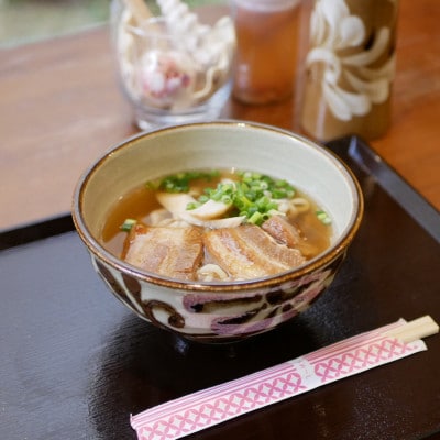 【沖縄県共通返礼品】きんそば 生麺 三枚肉そば 3食セット(沖縄そば/与那原町)